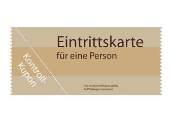 Eintrittskarte