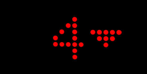 four and down