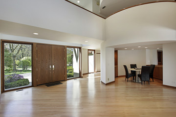 Foyer in luxury home