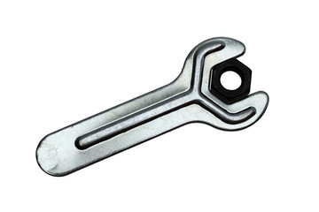 wrench and nut