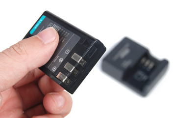 Camera battery and charge