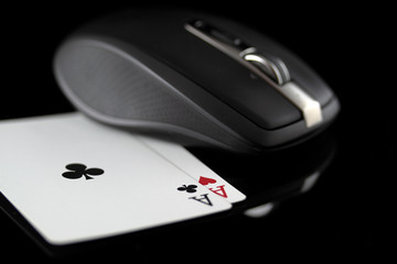 Online Poker Black Background