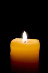 キャンドルのアップ