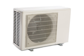 External power of the new air conditioner. Modern design.