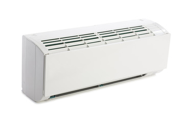 Inner block of a new air conditioner. Modern design.