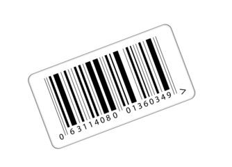 bar-code on sticker