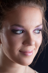 Fototapeta premium girl with blue eyes