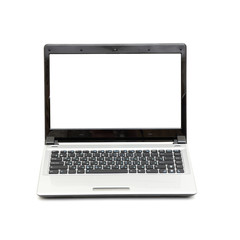 laptop isolated on white background