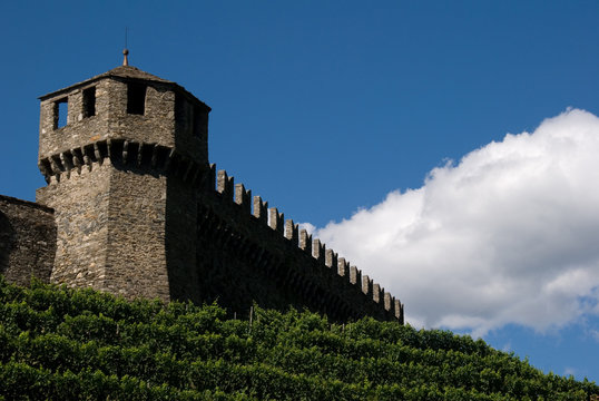 castello di Montebello a Bellinzona