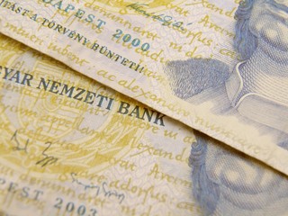 Hungarian forint currency money - banknotes and coins