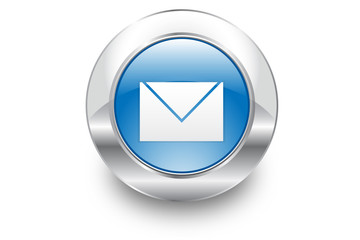 Metal Bubble button icon Mail