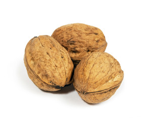Closeup of walnuts