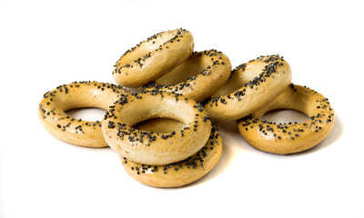 Bagels with poppy seeds