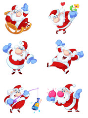 collection of fun christmas illustrations