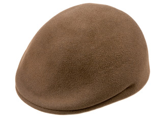 green felt cap