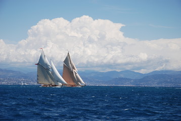 Fototapeta premium Classic Yacht race