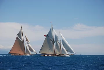 Printed kitchen splashbacks Sailing Classic Yacht sailing race
