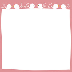 Grußkarte Vögelchen