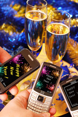 sending sms for New Year