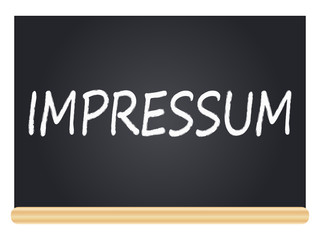 Obraz premium Impressum