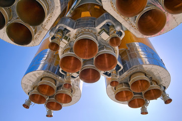 Details of space rocket engine © Alexandr Blinov