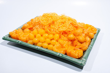 Thai dessert colorful.