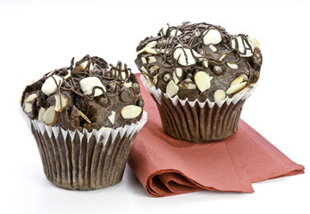 Chocolate marshmallow muffins