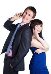 phone conversation between young peoples