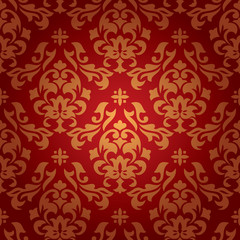 seamless damask wallpaper