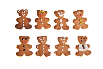 Fototapeta premium Traditional home baked ginger cookies