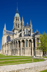 Fototapeta na wymiar Cathedral Notre Dame, Bayeux, Normandy, France