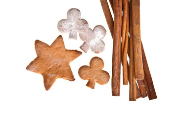 Traditional home baked ginger cookies