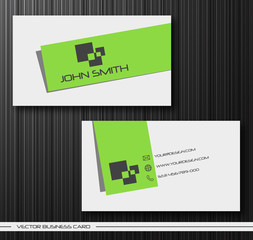 Set of creative business cards