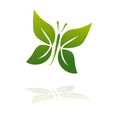 logo entreprise, logo papillon