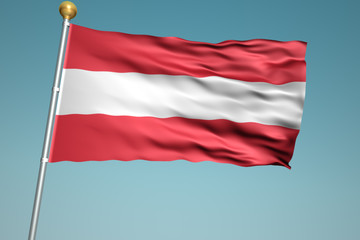 オーストリアの国旗