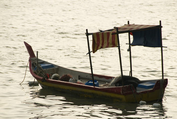 Fototapeta na wymiar Fishing Boat 2, Penang