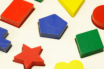 Fototapeta premium Colored building blocks