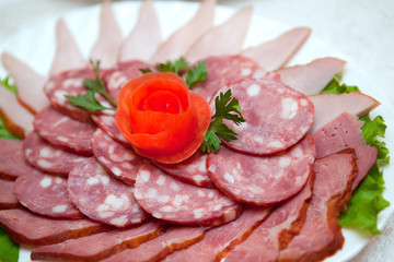 Snack from the cut meat