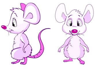 Obraz na płótnie Canvas Cute little mouse.