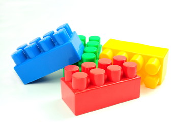 Bright color building blocks