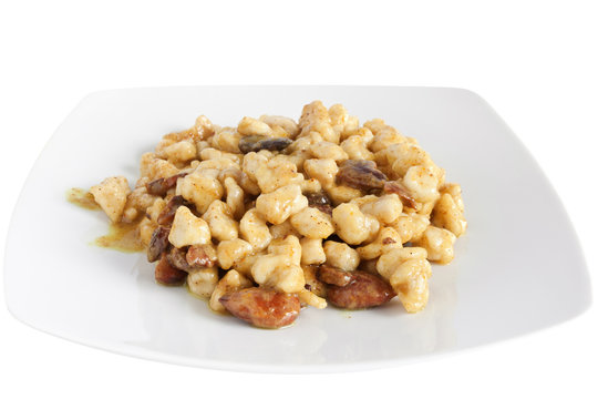 chicken with curry and almonds - pollo al curry e mandorle
