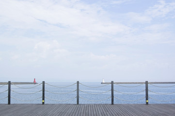 Obraz premium 港の風景