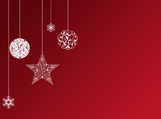 red christmas new year background