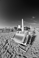 Beach Detail in Pisa, Italy