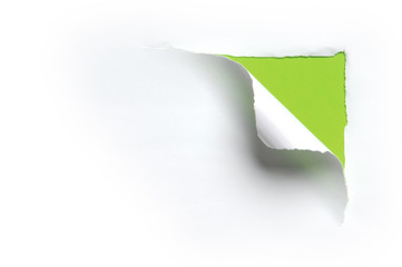 ripped paper