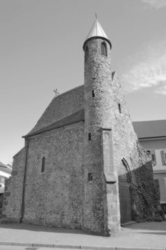 Nikolauskapelle Achern sepia