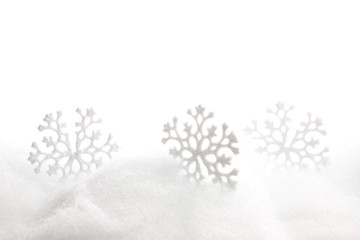 Fototapeta na wymiar Płatki śniegu karty bombki świąteczne