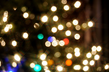 Bokeh with Cross Grid