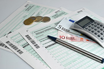 Einkommensteuererklärung 2010 für eine Steuererstattung