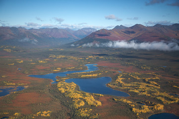 Alaskan Landscape in the Fall